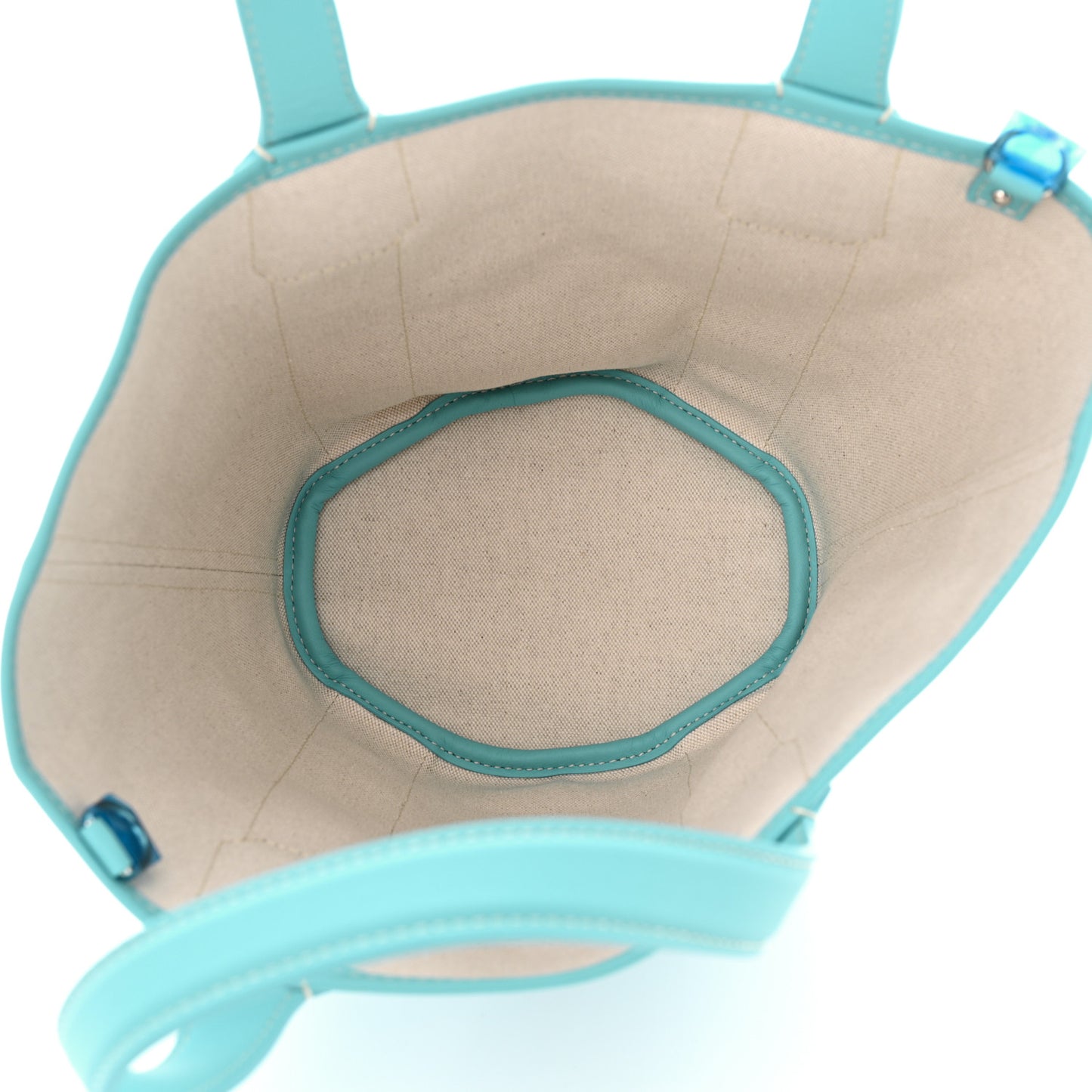 Goyardine Belharra PM Bleu Turquoise