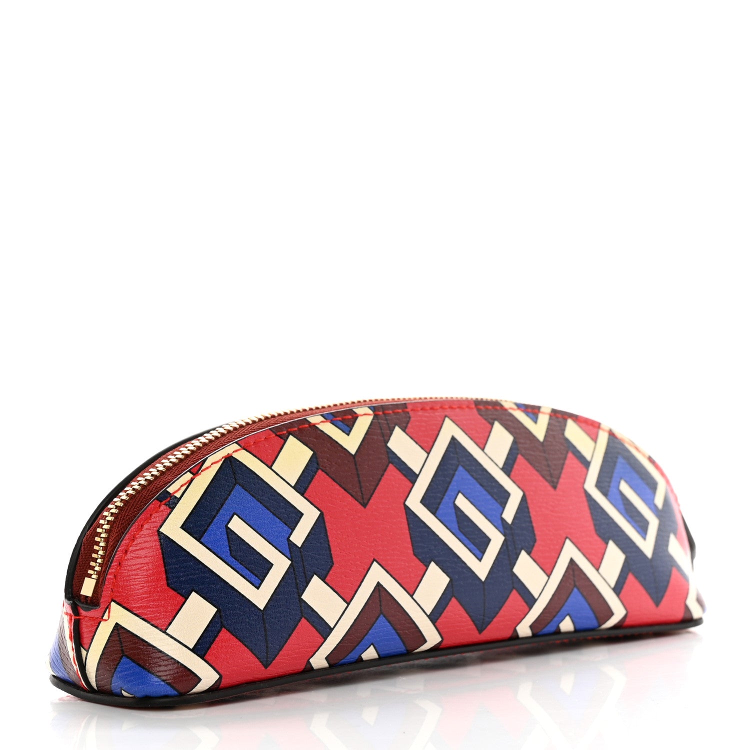 Gucci Shangai Calfskin Geometric G Pencil Case Multicolor 3 of 9