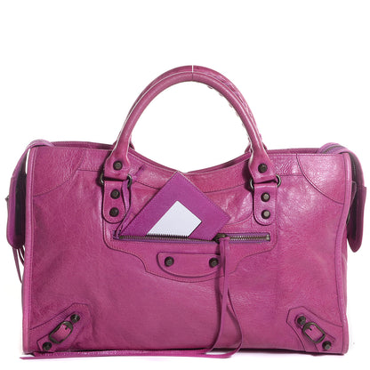 Balenciaga Chevre Classic Hardware City Magenta 2 of 14