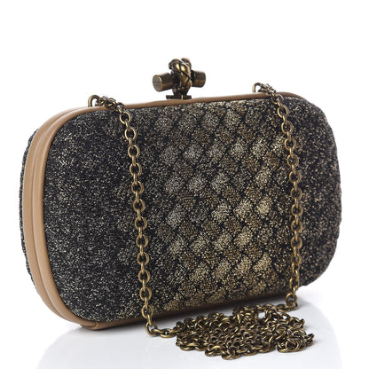 Bottega Veneta Lurex Intrecciato Chain Knot Clutch 3 of 11