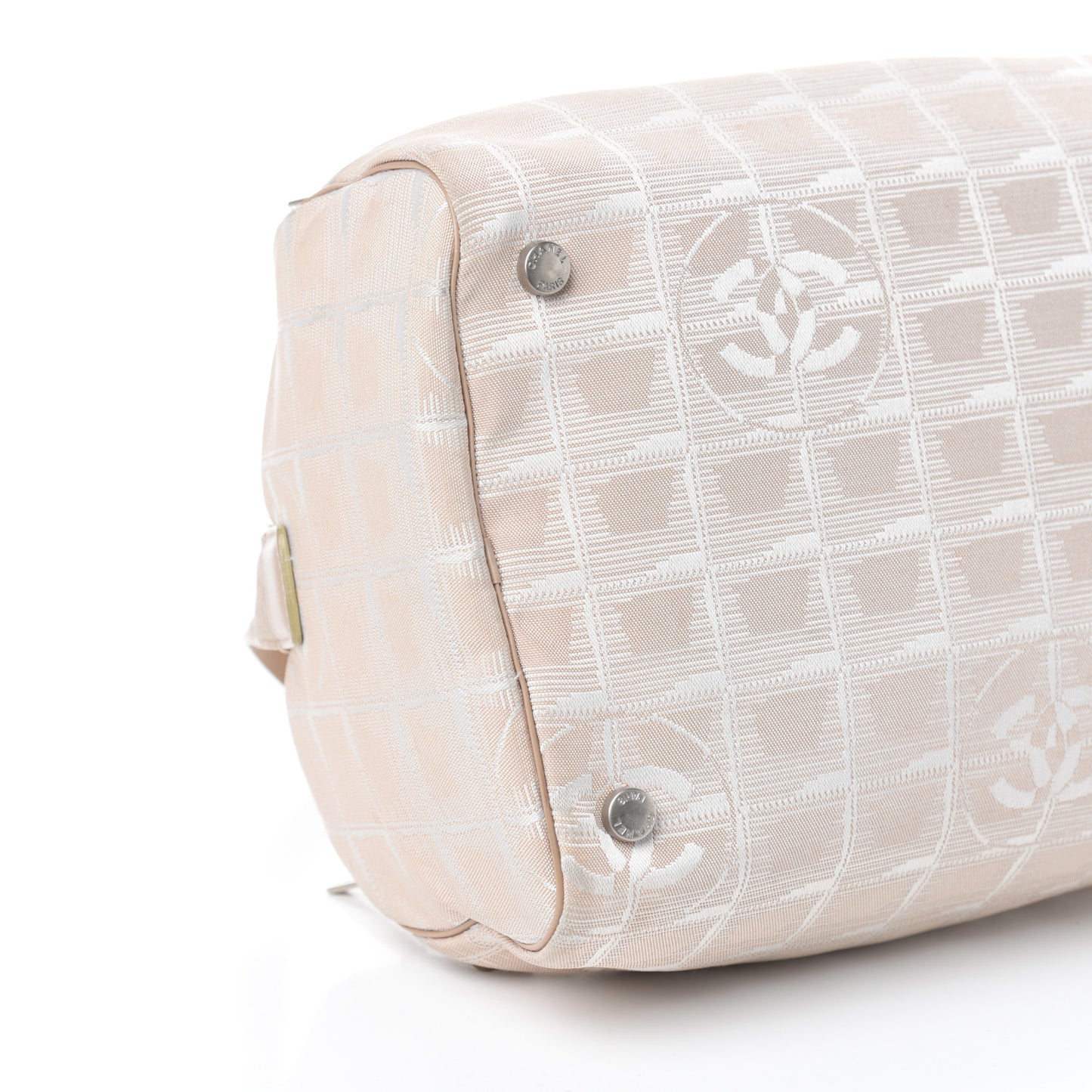 Nylon Travel Cosmetic Case Beige