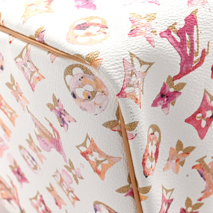 Louis Vuitton Watercolor Aquarelle Speedy 35 White 8 of 11