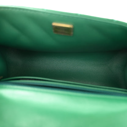 Chanel Aged Calfskin Quilted 2.55 Reissue Mini Flap Green 5 of 11