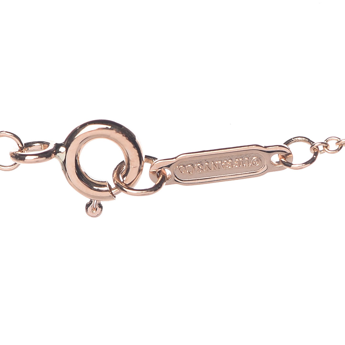 18K Rose Gold Diamond Heart Pendant Necklace