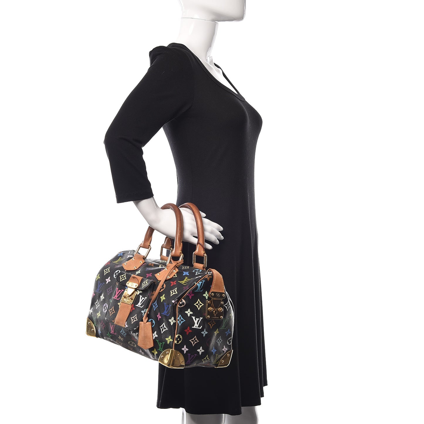 Monogram Multicolor Speedy 30 Black