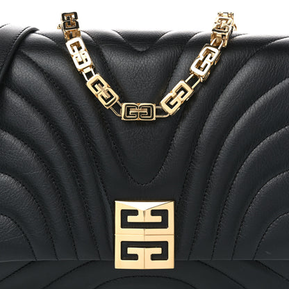 Givenchy Soft Calfskin 4G Quilted Medium Shoulder Bag Black 8 of 10