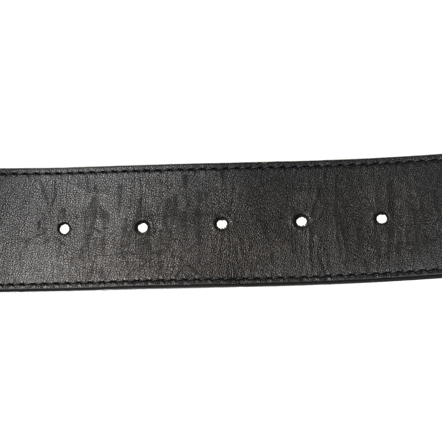 Louis Vuitton Calfskin Monogram 40mm LV Stitch Reversible Belt 90 36 Black 4 of 5