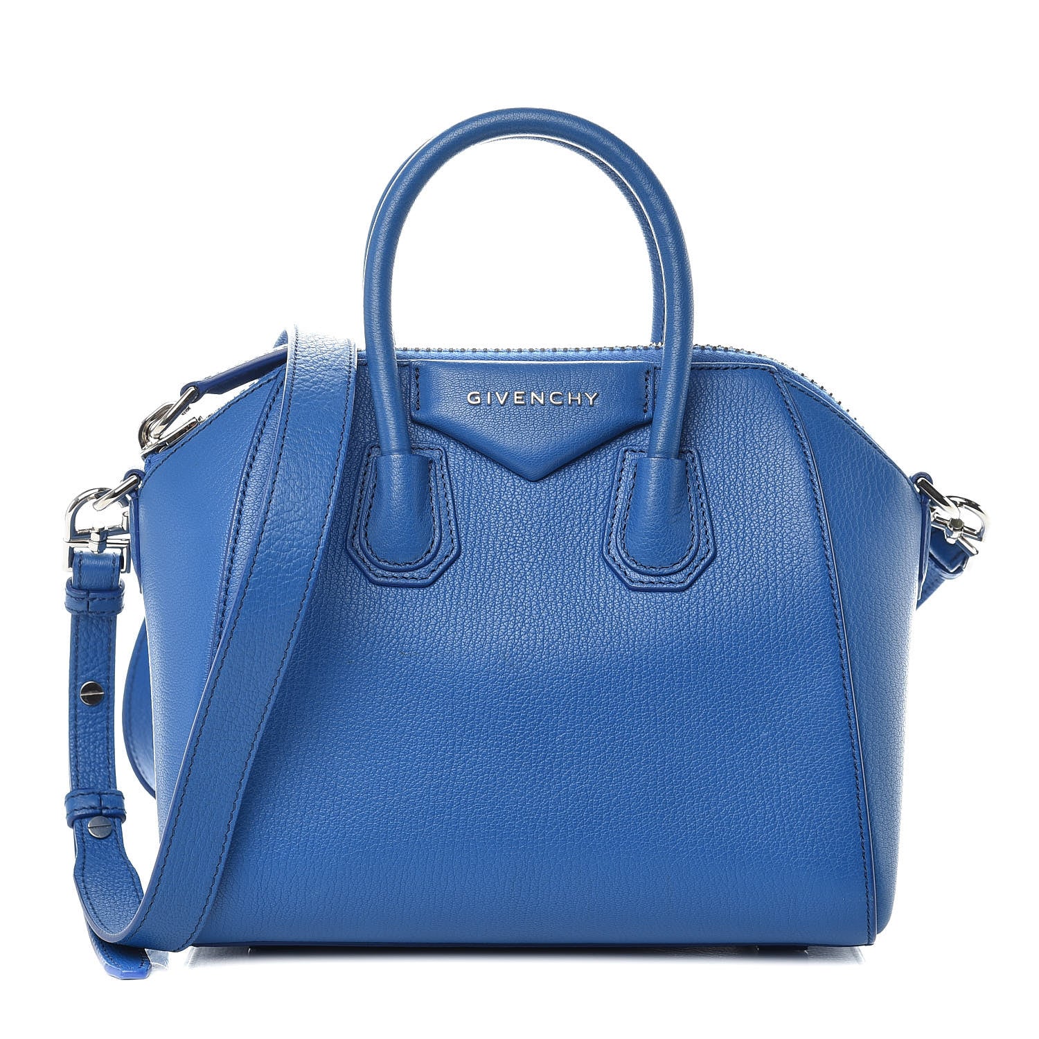 Givenchy Sugar Goatskin Mini Antigona Indigo Blue 1 of 15