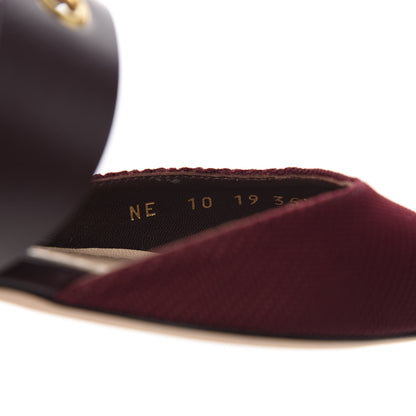 Christian Dior Technical Fabric D-Dior Ballerina Flat Mule 35.5 Rouge Black 8 of 9