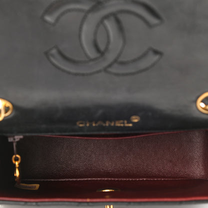 Chanel Lambskin Quilted Mini Square Flap Bag Black 5 of 11