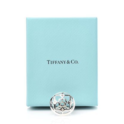 Tiffany Sterling Silver Paloma Picasso Zellige Medallion Ring 54 6.75 5 of 5