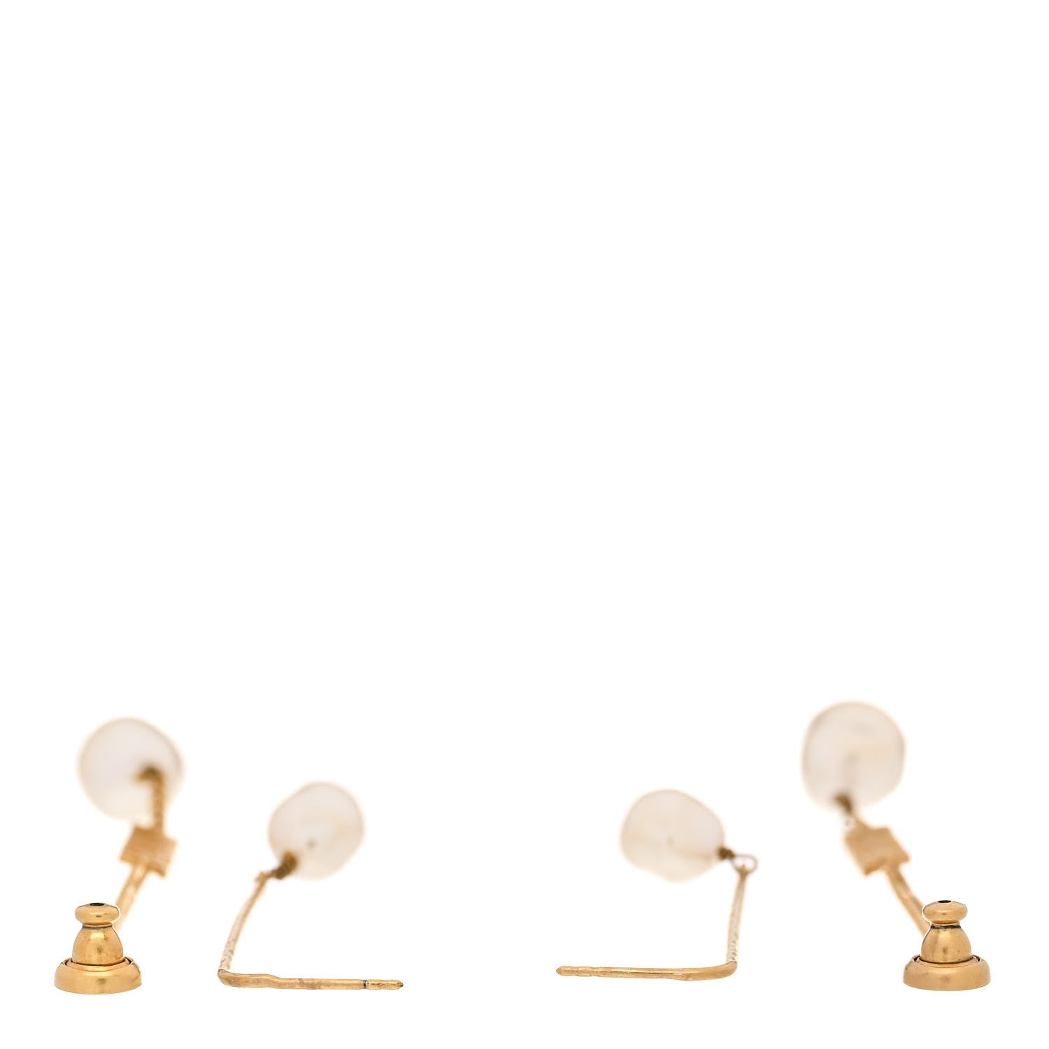 Christian Dior Pearl J'adior Dangle Earrings Gold 3 of 5