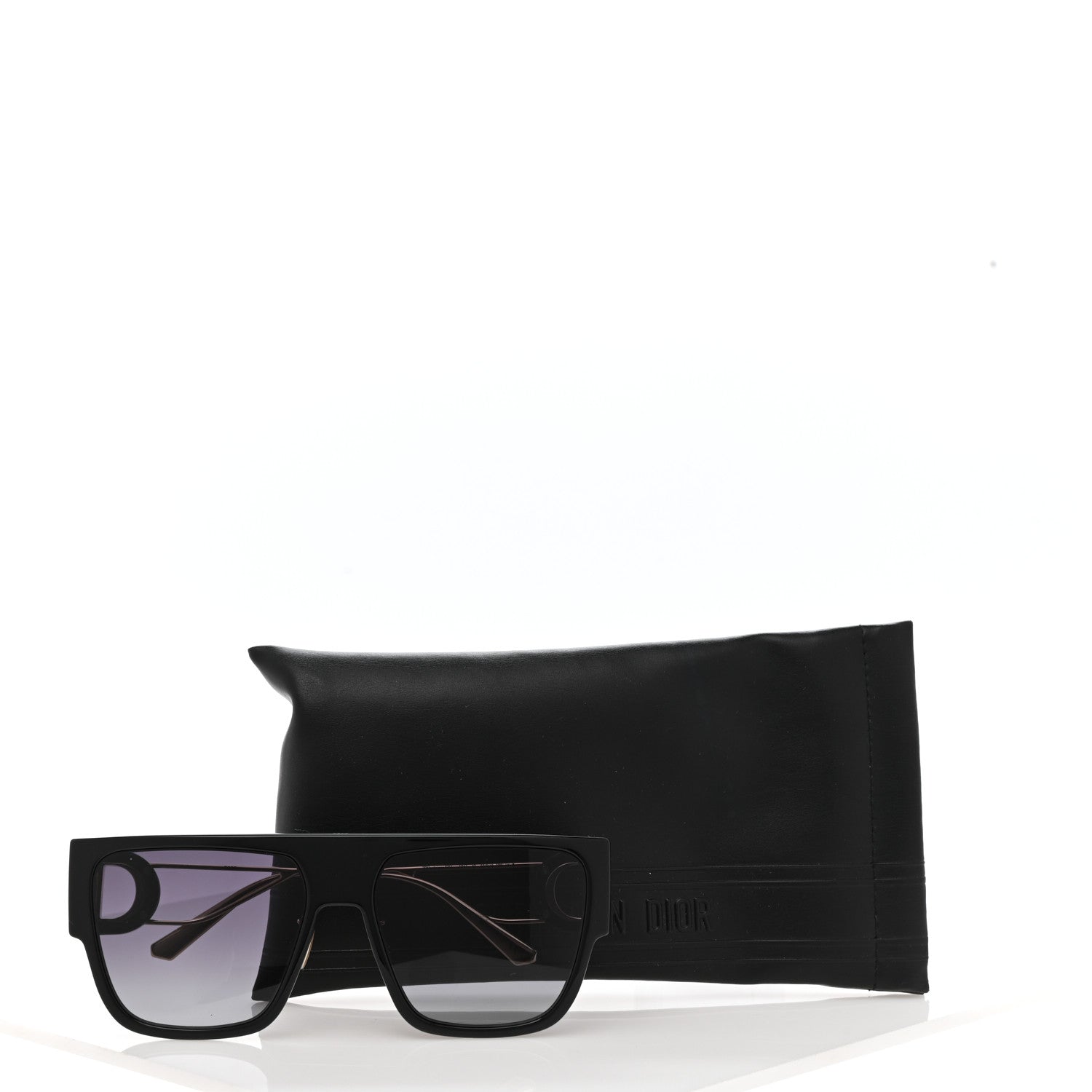 Christian Dior Acetate Square 30 Montaigne Sunglasses Black 8 of 8