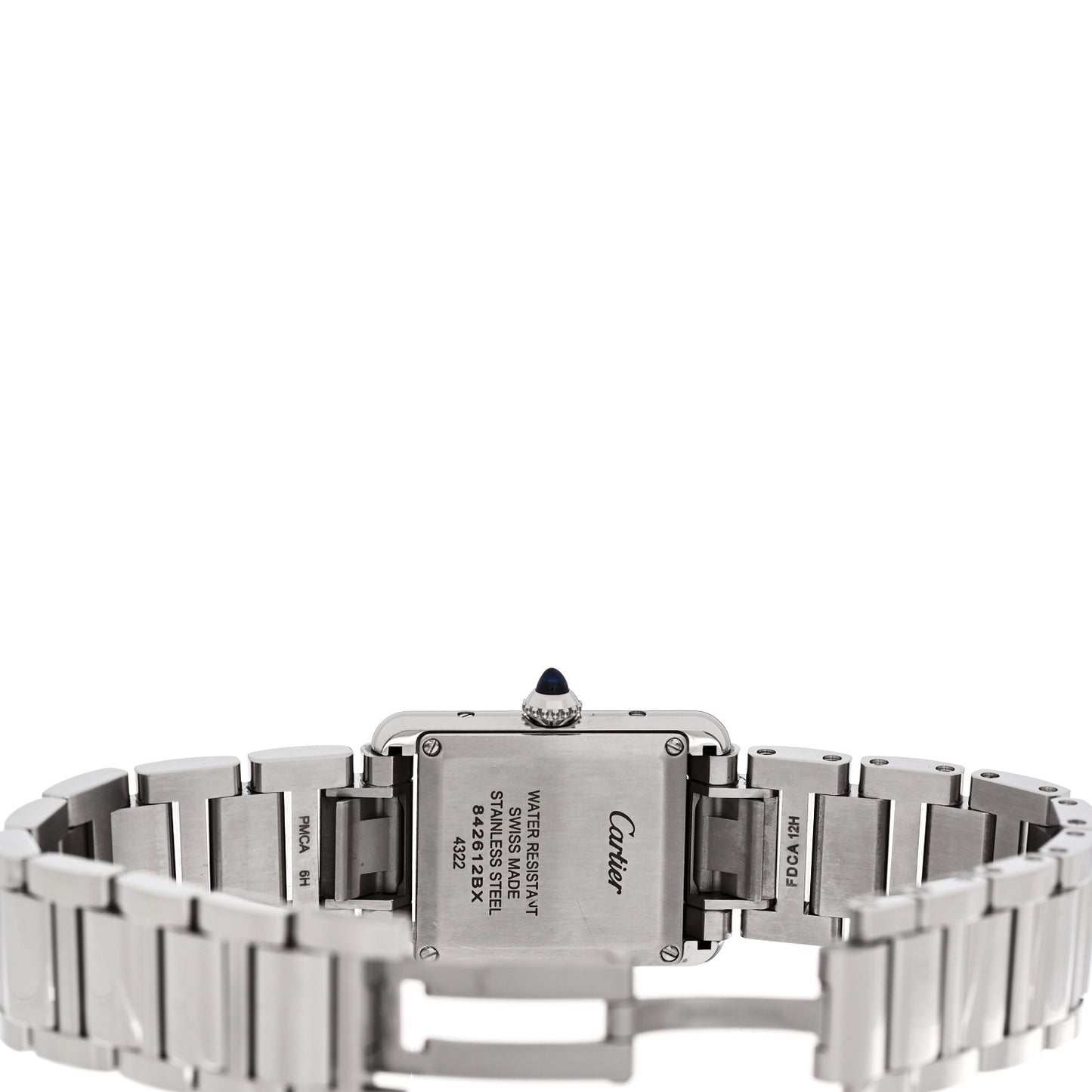 Stainless Steel 22mm Tank Must Quartz Watch