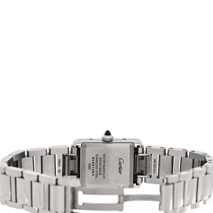 Cartier Stainless Steel 22mm Tank Must Quartz Watch 4 of 5