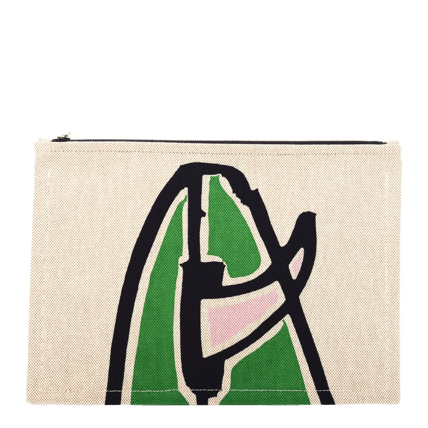Hermes Toile Flat Waikiki Pouch 1 of 7