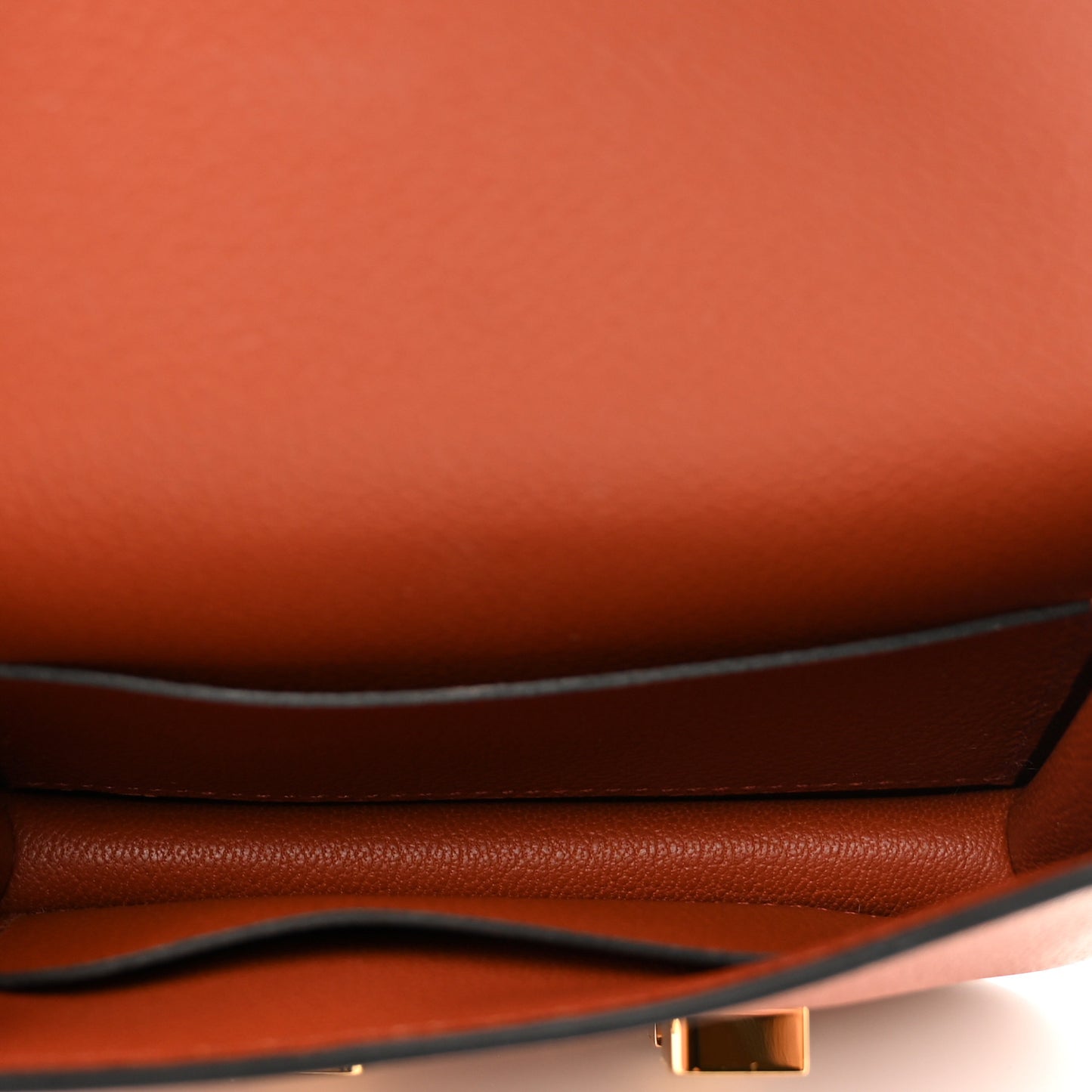Evercolor Bi-Color Constance Slim Wallet Terre Battue Capucine