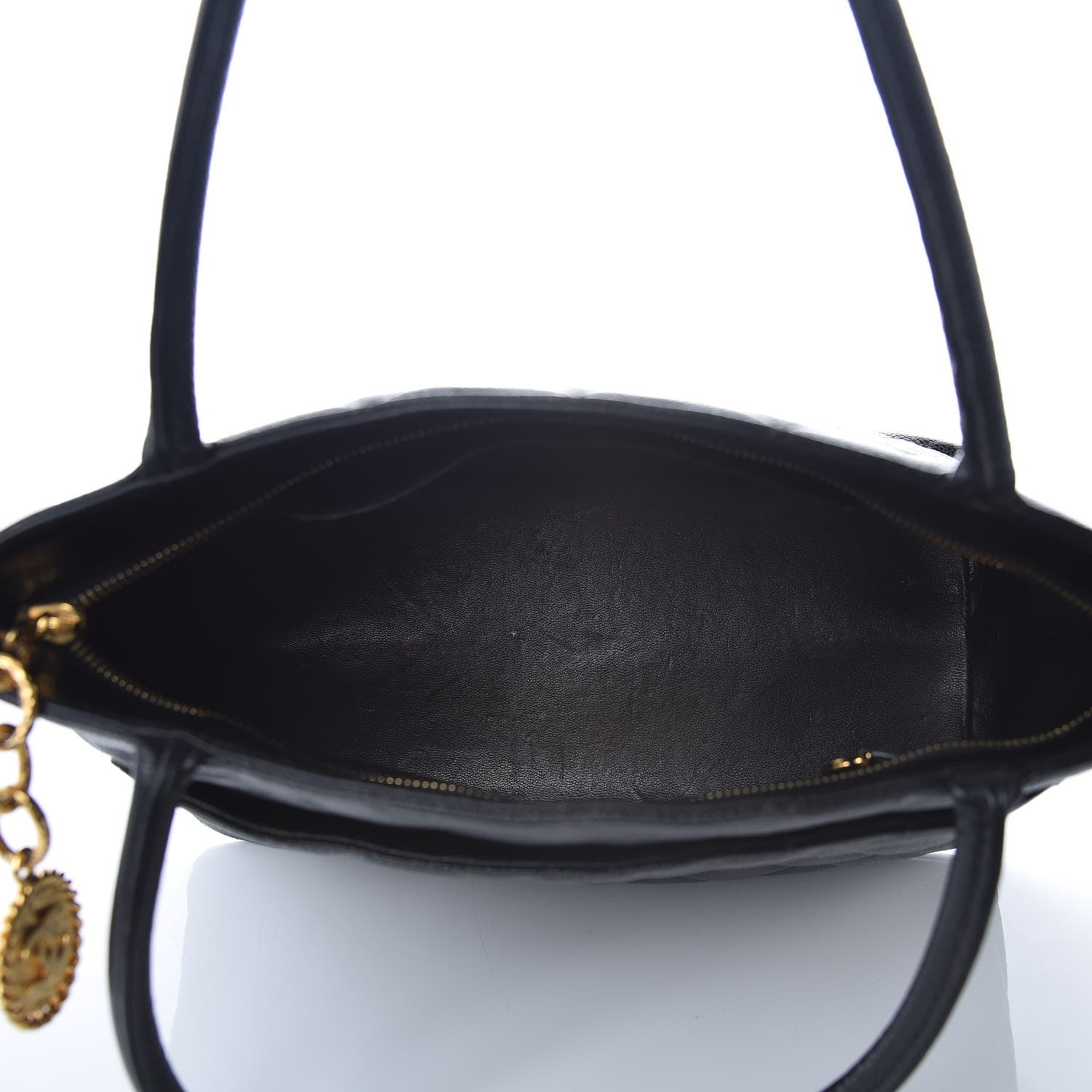 Chanel Caviar Quilted Medallion Tote Black 5 of 17
