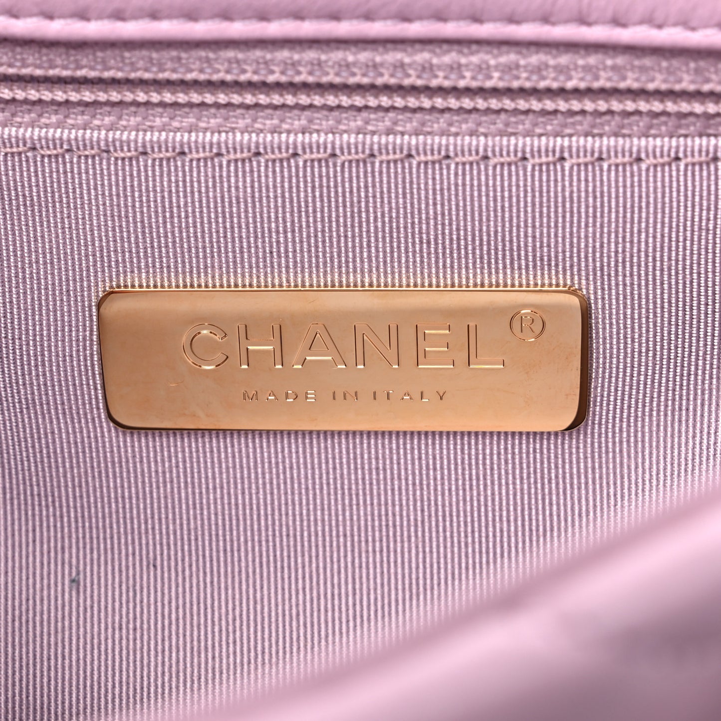 Lambskin Quilted Medium Chanel 19 Flap Light Pink