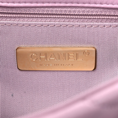 Chanel Lambskin Quilted Medium Chanel 19 Flap Light Pink 6 of 9