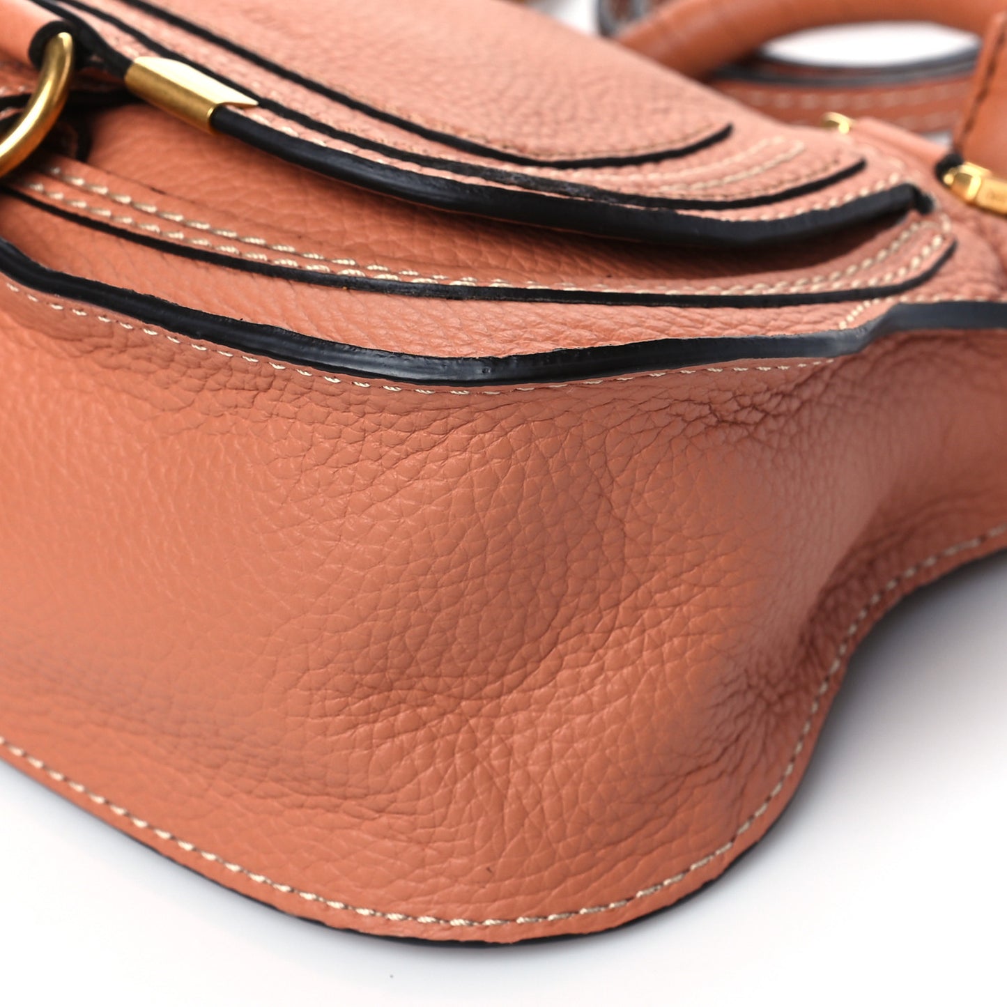 Calfskin Mini Marcie Satchel Muted Brown