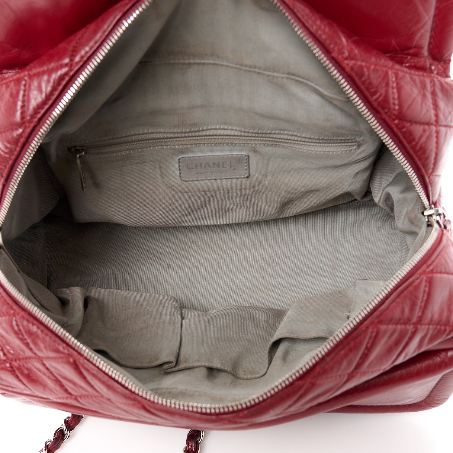 Chanel Lambskin Timeless CC Tote Red 5 of 16