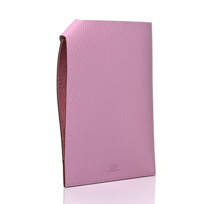 Hermes Epsom Tarmac PM Passport Holder Mauve Sylvestre 2 of 5