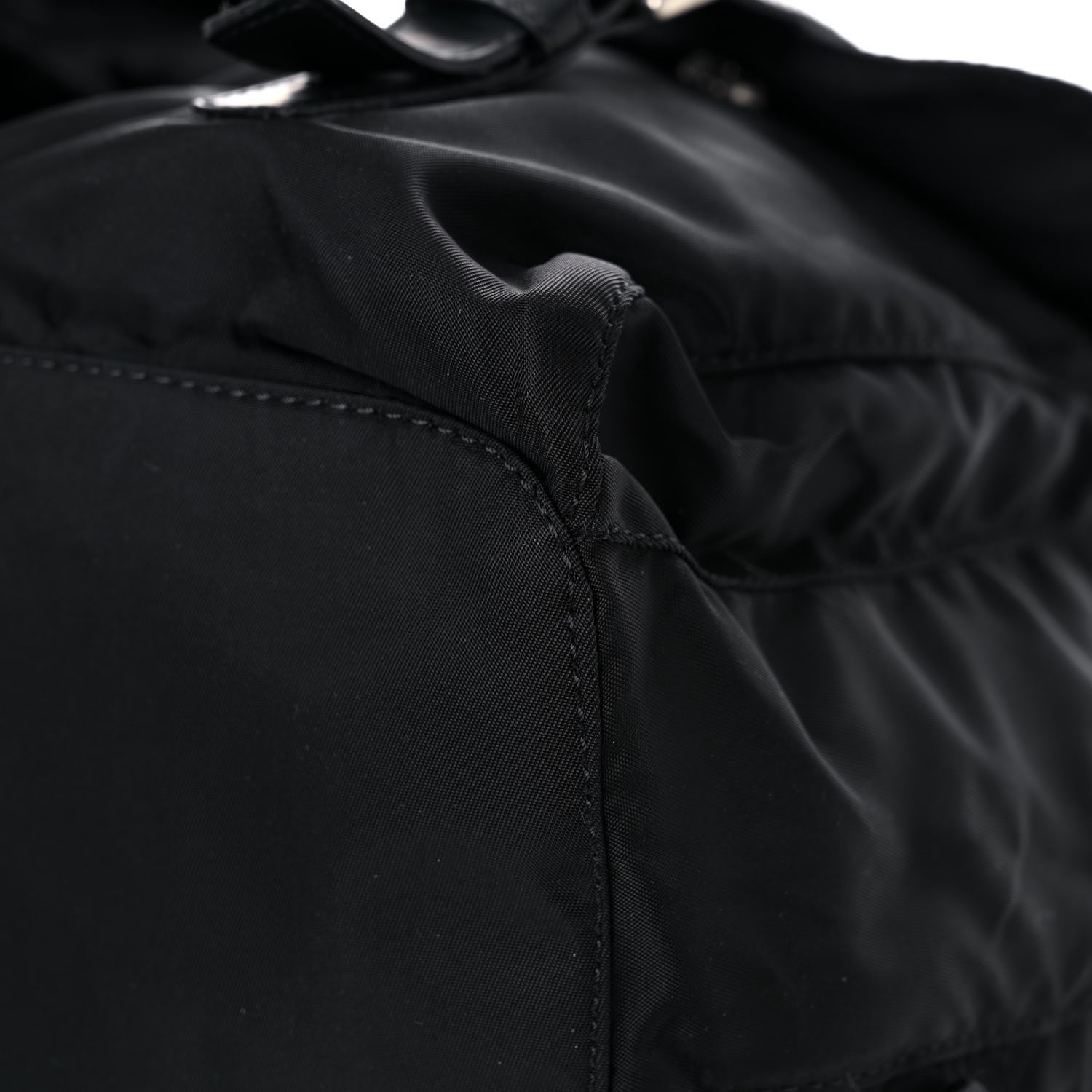Prada Nylon Vela Medium Backpack Black 8 of 14