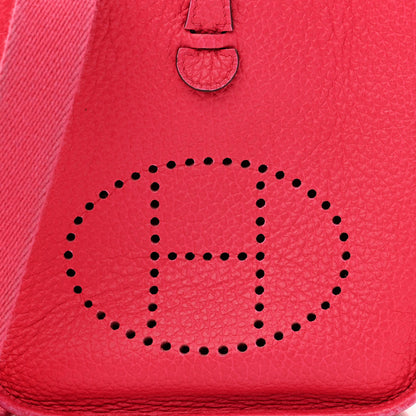 Hermes Taurillon Clemence Evelyne TPM Rose Extreme 7 of 12