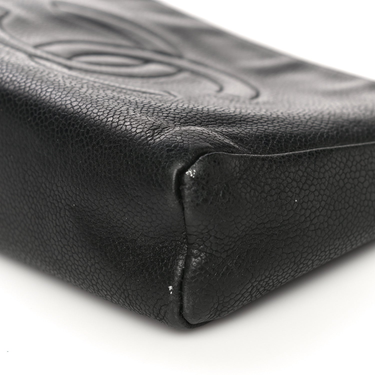 Chanel Caviar Timeless CC Cosmetic Pouch Black 10 of 20