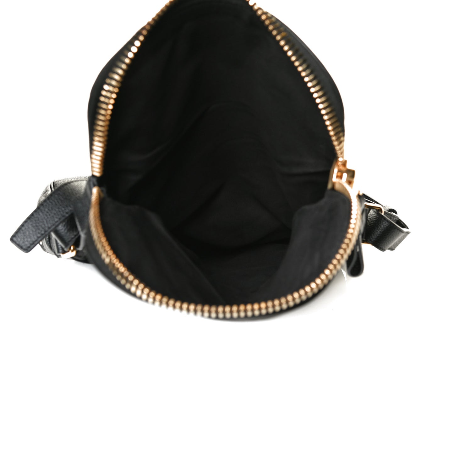 Grained Calfskin Medium Jennifer Crossbody Bag Black
