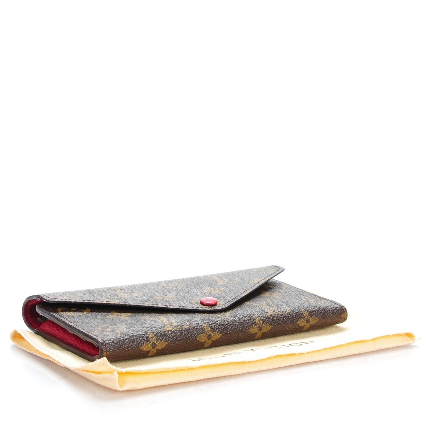 Monogram Josephine Wallet Red