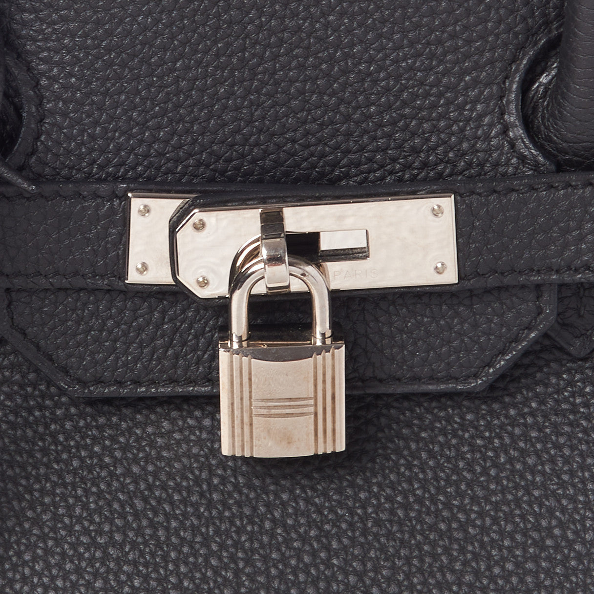 Togo Verso Birkin 35 Black Bleu Agate
