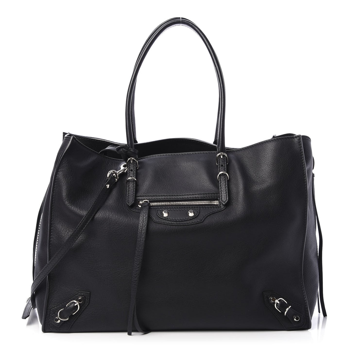 Veau Papier B4 Zip Around Tote Black