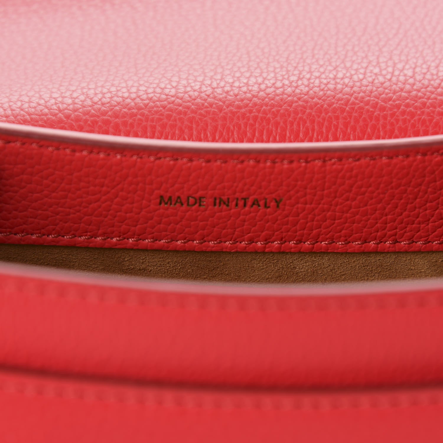 MCM Calfskin Mini Patricia Studded Crossbody Bag Red 9 of 10
