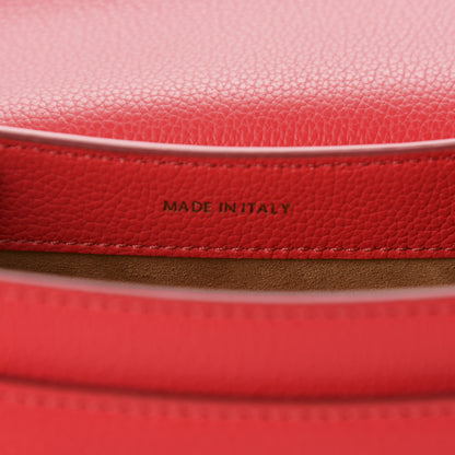 MCM Calfskin Mini Patricia Studded Crossbody Bag Red 9 of 10