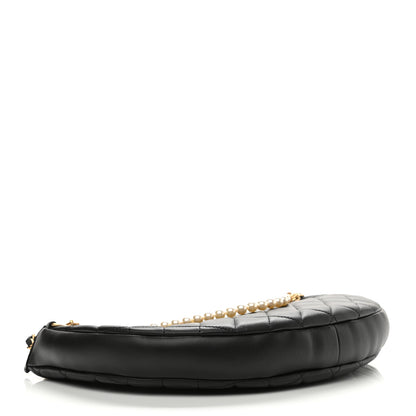 Chanel Lambskin Quilted All About Chains Hobo Black 7 of 21