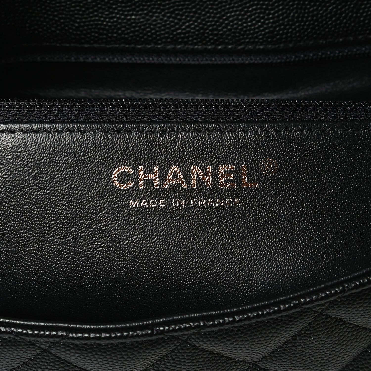 Chanel Caviar Quilted Flap Clutch Black 5 of 12