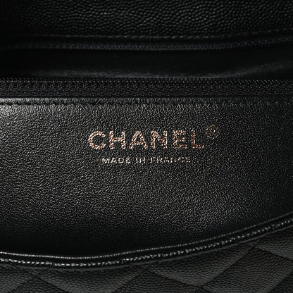 Chanel Caviar Quilted Flap Clutch Black 5 of 12