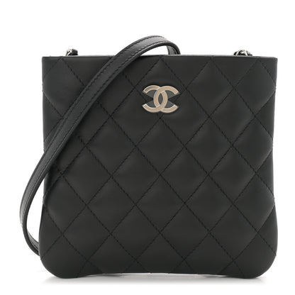 Chanel Lambskin Quilted Crossbody Bag Black 1 of 10