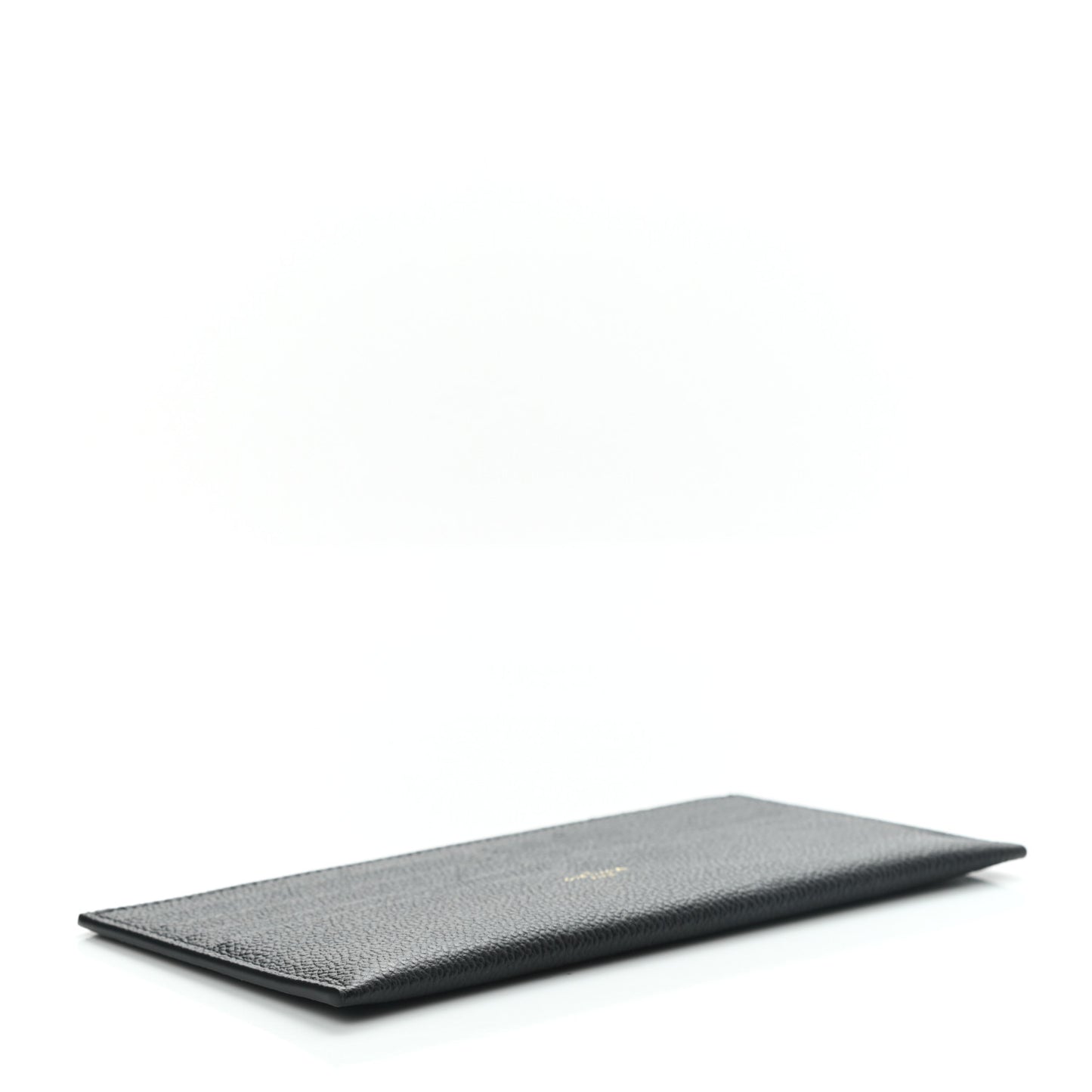 Calfskin Felicie Chain Wallet Card Holder Insert Black