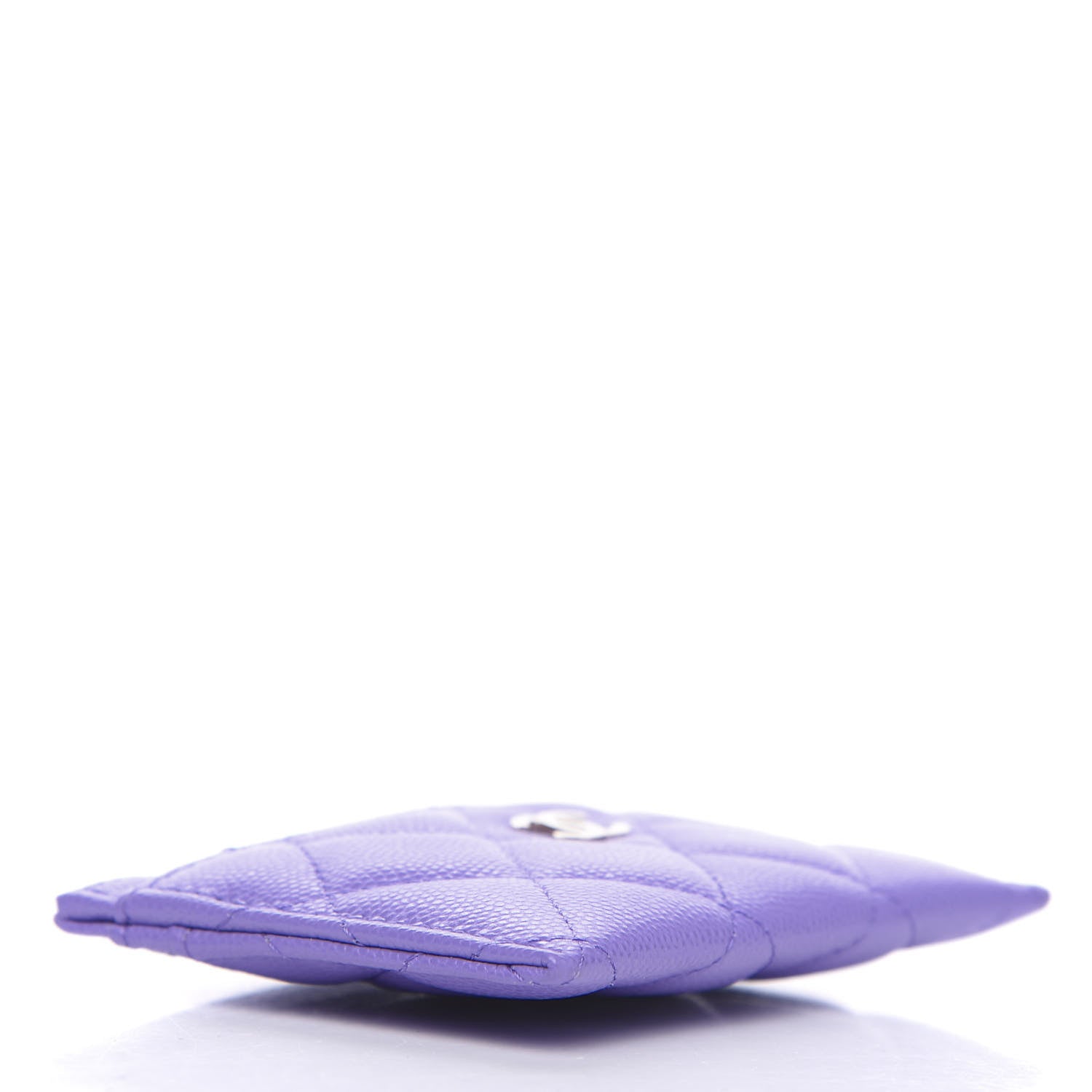 Chanel Caviar Quilted Card Holder Purple 3 of 8