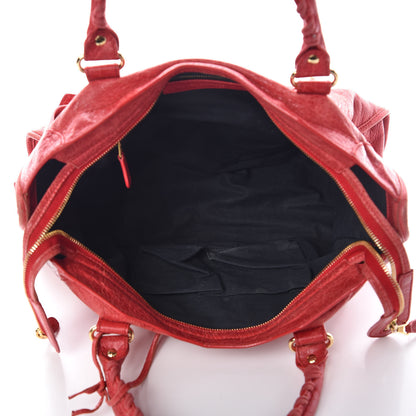 Balenciaga Agneau Giant 12 Gold Hardware City Rouge Cardinal 6 of 15