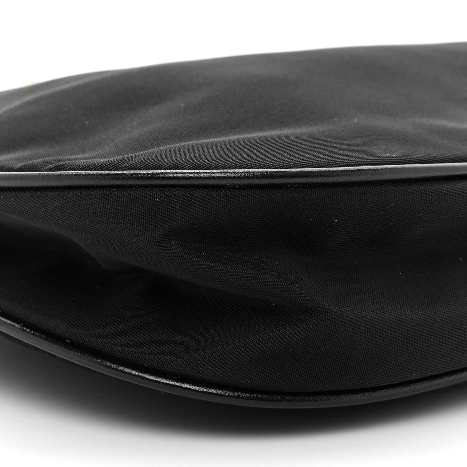 Prada Tessuto Light Nylon Chain Shoulder Bag Black 8 of 9