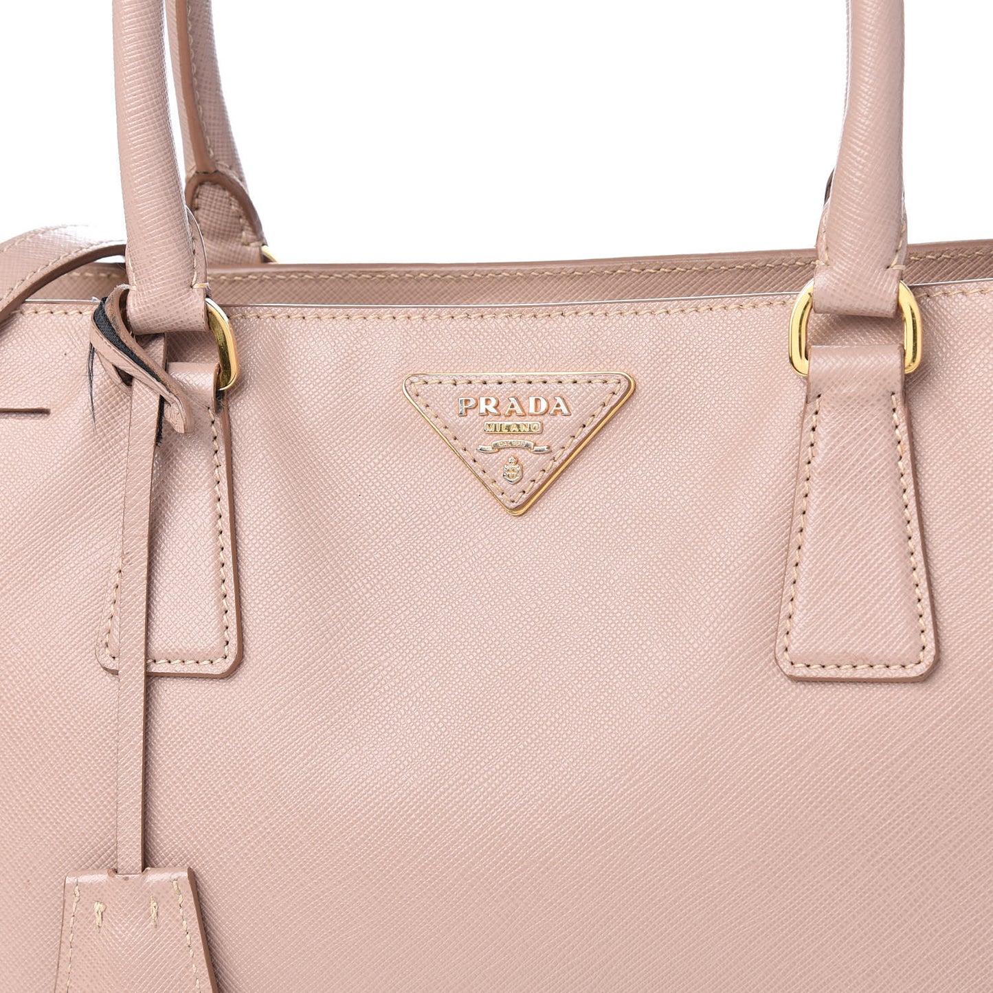 Saffiano Small Double Handle Tote Mughetto