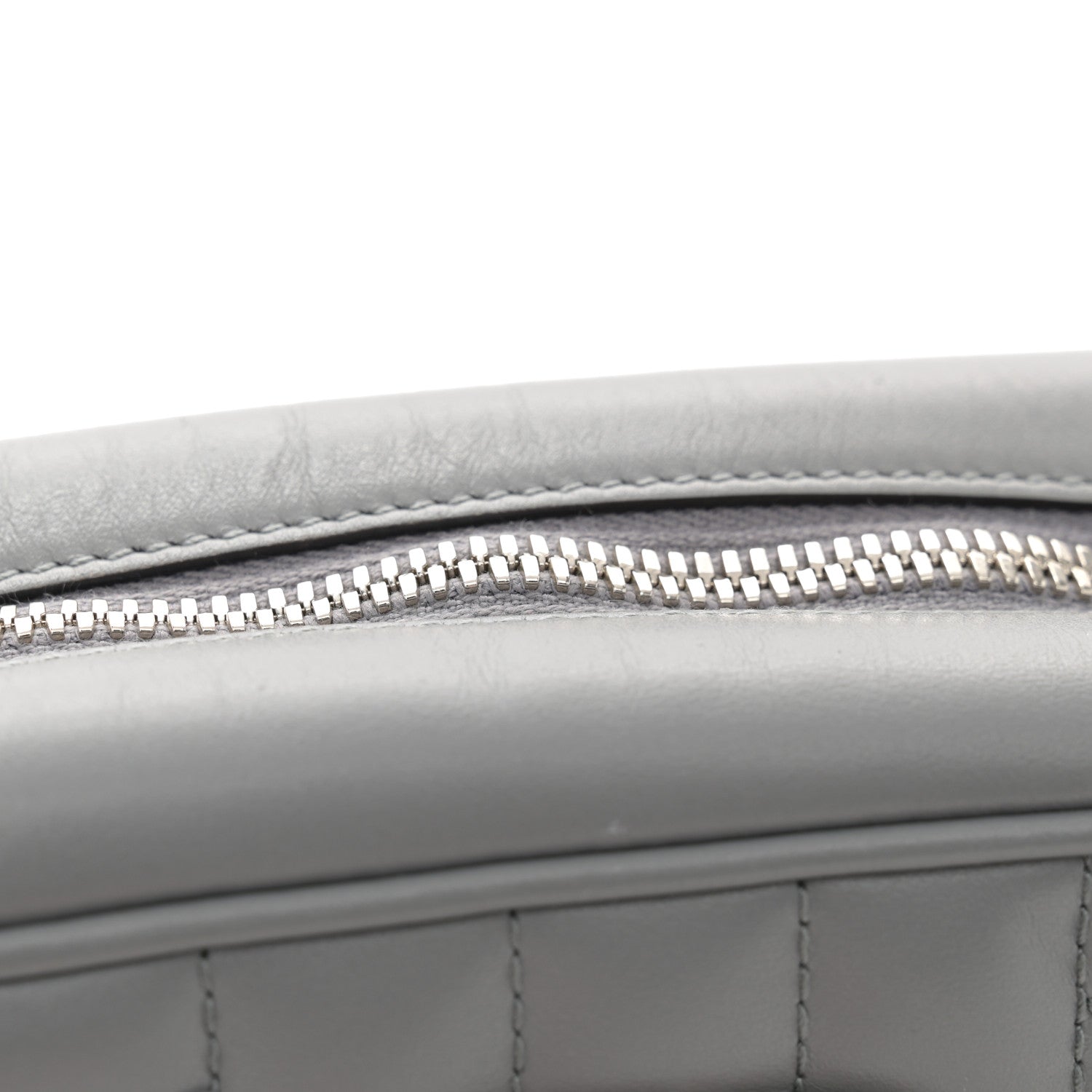 Gucci Calfskin Matelasse Aria Small GG Marmont Chain Shoulder Bag Deep Grey 11 of 12