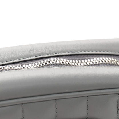 Gucci Calfskin Matelasse Aria Small GG Marmont Chain Shoulder Bag Deep Grey 11 of 12