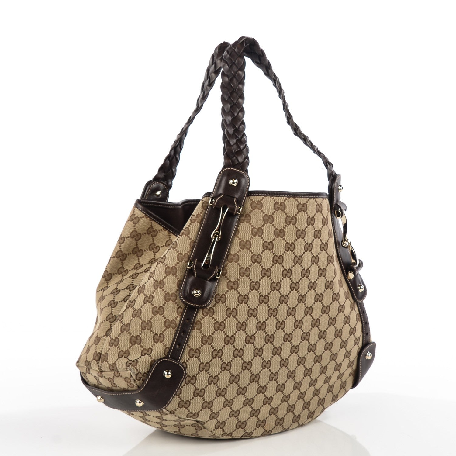 Gucci Monogram Medium Pelham Shoulder Bag Brown 3 of 7