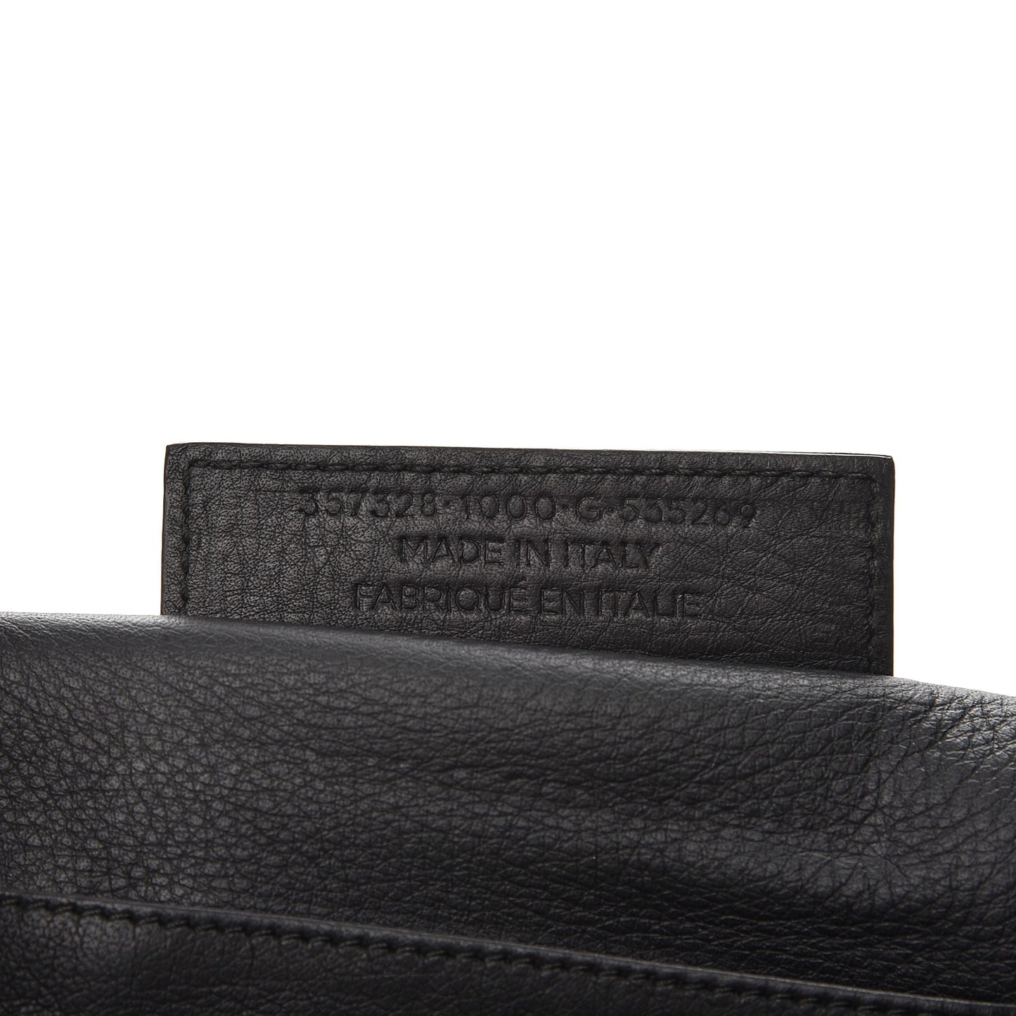 Veau Papier Sight Clutch Black