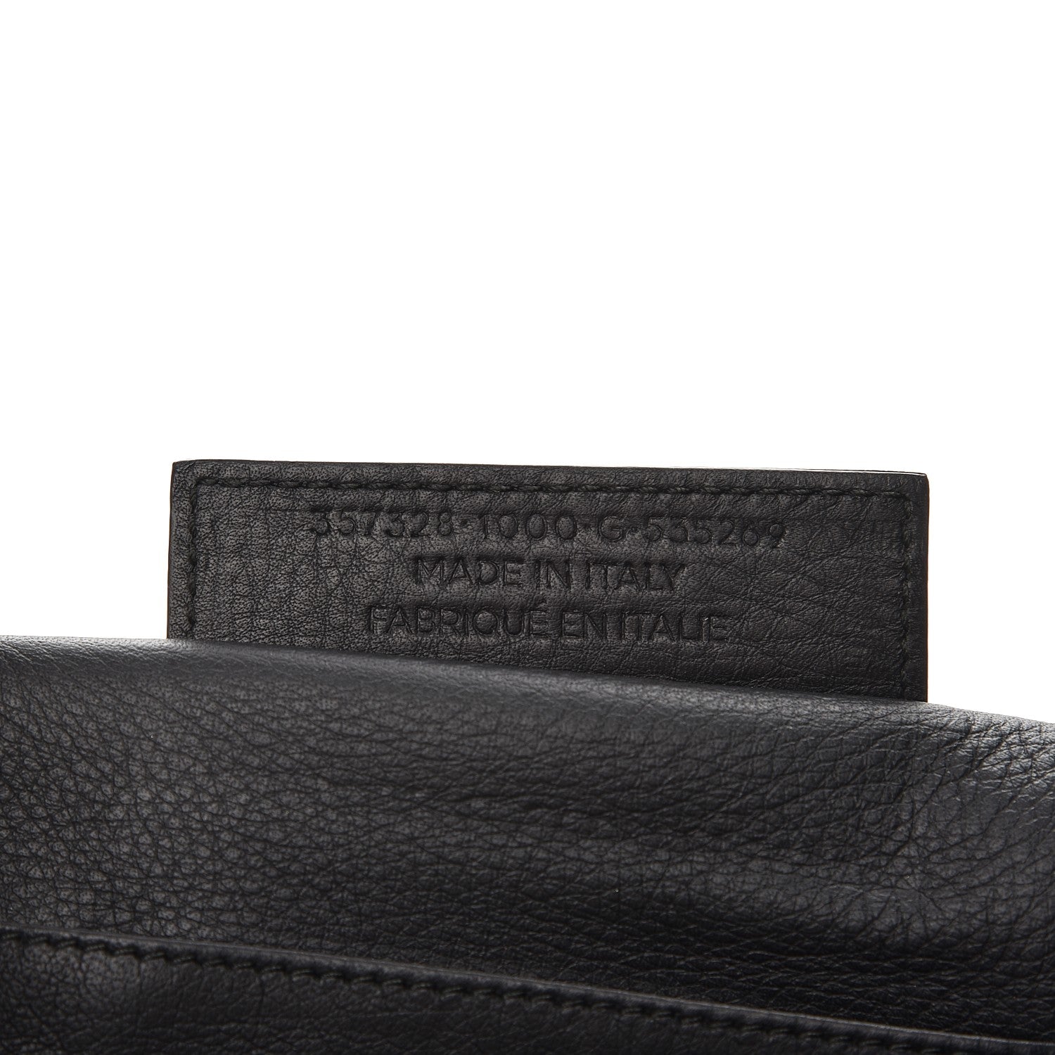Balenciaga Veau Papier Sight Clutch Black 7 of 7